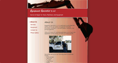 Desktop Screenshot of equipmentspecialists2.com